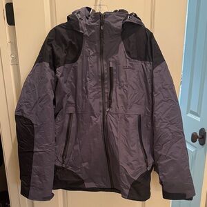 L.L. Bean Black and Gray Ski Jacket